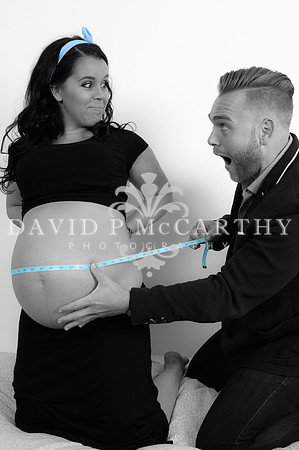 Max in shock at size of Loryn's Bump