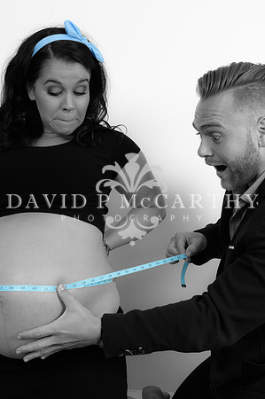 Max in shock at size of Loryn's Bump